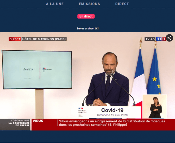 'La crise économique sera brutale", a prévenu Edouard Philippe