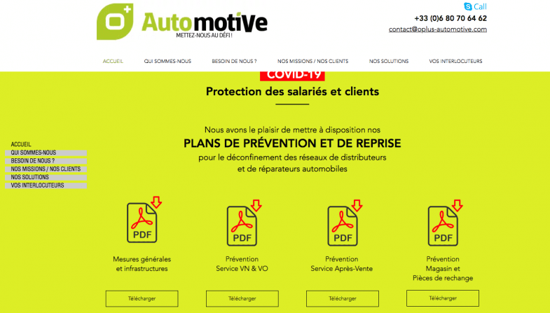 O+ Automotive publie une check-list à respecter avant le déconfinement