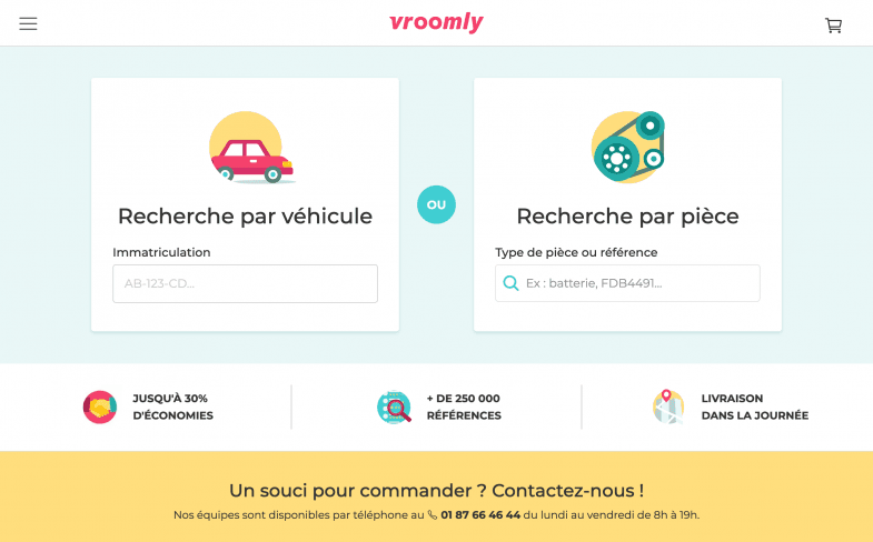 Vroomly devient un comparateur de pièces auto pour les garages