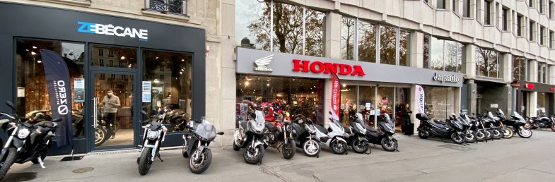 Le groupe Chapat ouvre une boutique de motos électriques sur la Grande Armée
