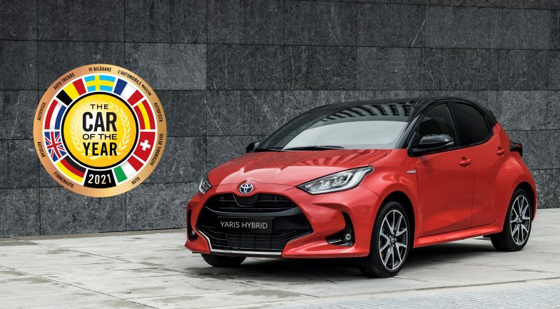 Nette victoire de la Yaris au titre de "The Car of the Year 2021"