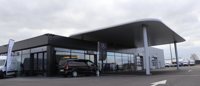 Le groupe Aubin inaugure à Caen la première concession Mercedes 100% dédiée à  l’utilitaire