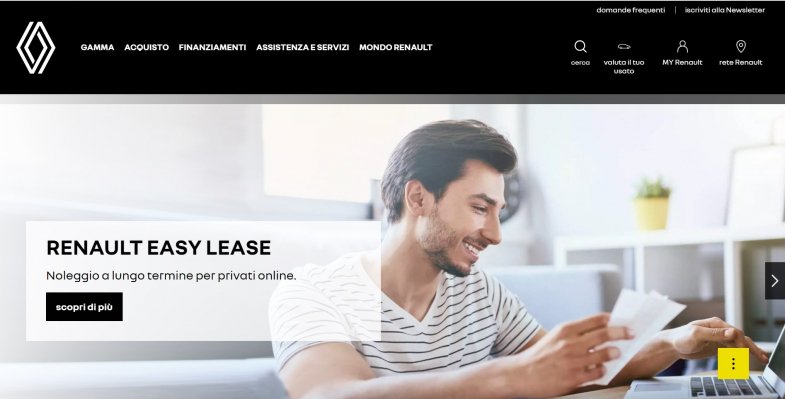 Renault lance la LLD aux particuliers 100% en ligne en Italie