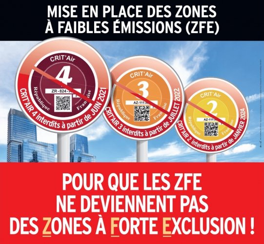 La Feda fait campagne contre les "Zones à Forte Exclusion"