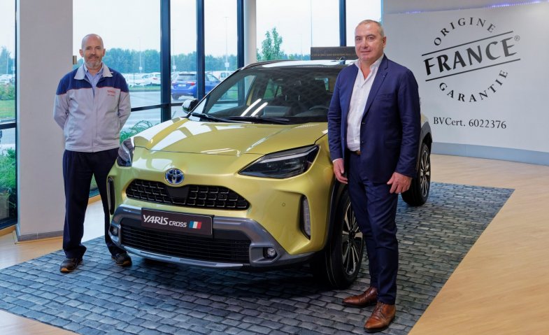 La Yaris Cross obtient la certification "Origine France Garantie"