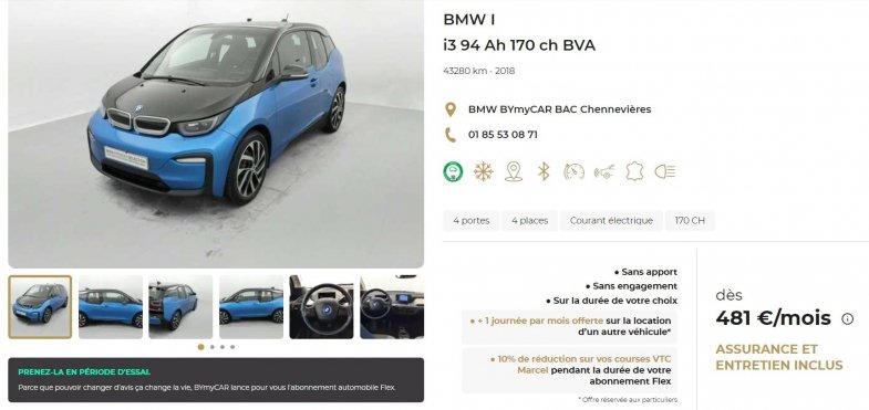 Bymycar lance une offre de location moyenne durée flexible