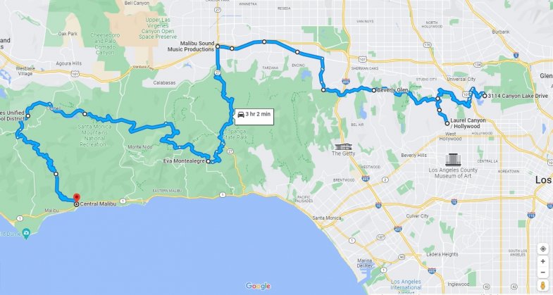 Carnets de route, Los Angeles