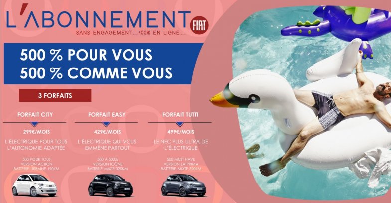 Fiat lance une offre d’abonnement abordable sur la 500 électrique