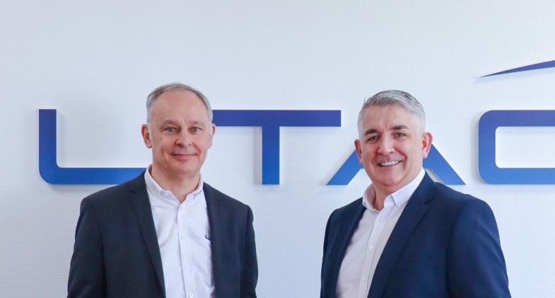 Utac : Laurent Benoit, Président du conseil de surveillance et Connor McComack, Président exécutif