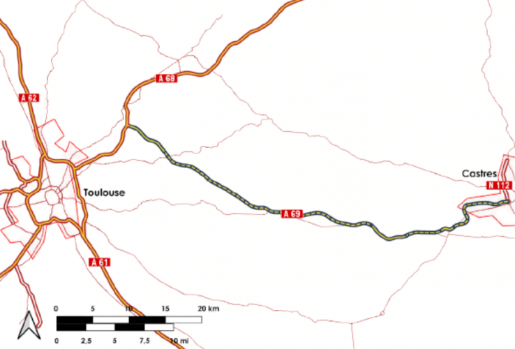 Autoroute Toulouse-Castres : rejet d'un recours demandant la suspension des travaux