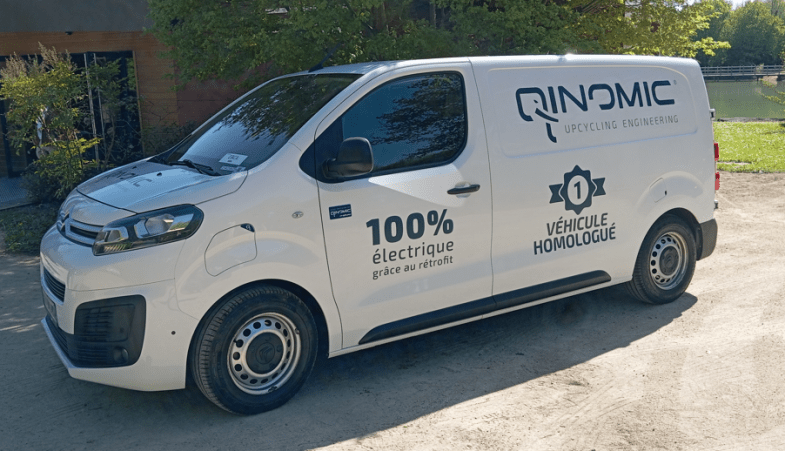 Gruau débute à Laval son activité de rétrofit électrique de véhicules utilitaires avec Qinomic