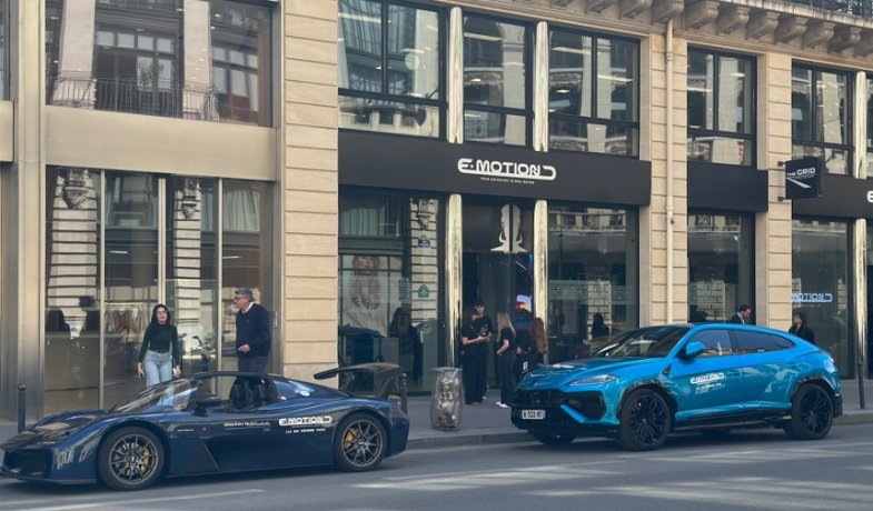 Edouard Schumacher ouvre à Paris son "flagship" E.Motion